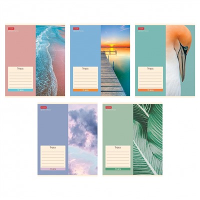 Тетрадь  24л клетка "Природа" (074942) Хатбер