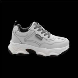 Кроссовки из натуральной кожи MS-S160 белые