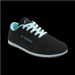 Кроссовки 5014-5 черно бирюзовые