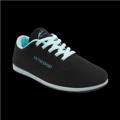 Кроссовки 5014-5 черно бирюзовые