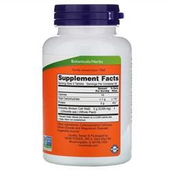 Now Foods, хлорелла, 1000 мг, 120 таблеток