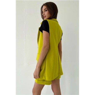 Жилет 8191 (Желто-горчичный)