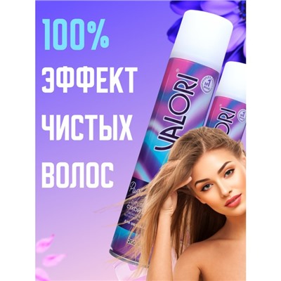 Сухой шампунь для волос Valori Push It Up, 2 шт. по 200 мл