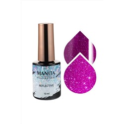 Manita Professional Гель-лак для ногтей светоотражающий / Reflective №18, 10 мл KRISTALLER, 1109849
