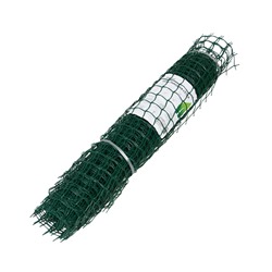 Сетка садовая, 1×10 м, ячейка квадрат 50×50 мм, пластиковая, зелёная, Greengo, в рулоне