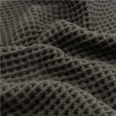 Полотенце вафельное SL HOME: Basic «Олива», 100×180 см, хлопок 100%, оливковое