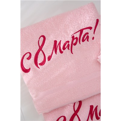 14418/14 "8 марта"полотенце махровое плотность 350гр