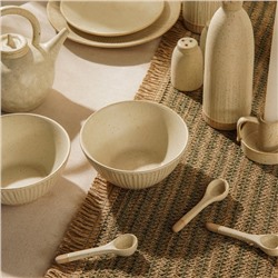 Салатник SL Home «Виенто», 1.3 л, d=19 см, керамика, бежевый