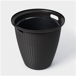 Кашпо для цветов со вставкой Rattan, 50 л (27 л), МИКС