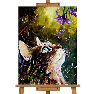 Набор для рисования "Картина по номерам 30х20 см. Кошечка"