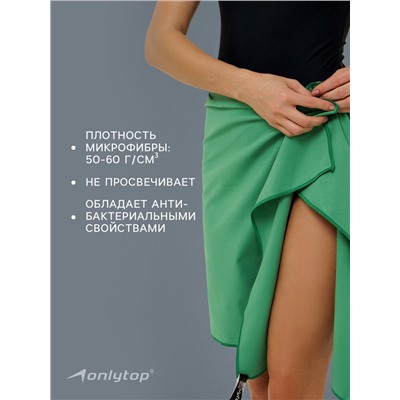 Полотенце из микрофибры ONLYTOP, 40×80 см, цвет зелёный