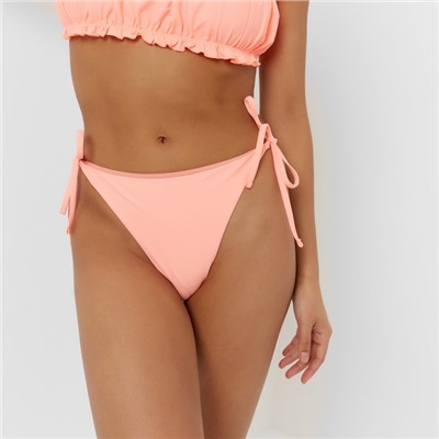 Купальник женский с топом бандо MINAKU цвет персиковый, размер 42