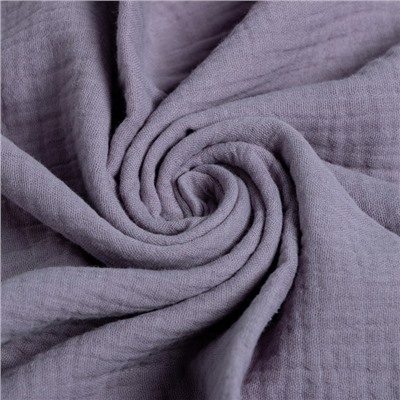 Пелёнка муслиновая Крошка Я «Grey» 130×100 см, 100% хлопок