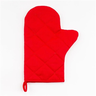 Варежка-прихватка «LOVE» 20×28 см, саржа, 100% хлопок, ватин 250 г/м²