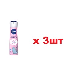 Nivea Дезодорант Спрей 150мл Love be Trendy нежная свежесть 48ч 3шт