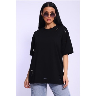 Футболка женская 64543 (Черный)