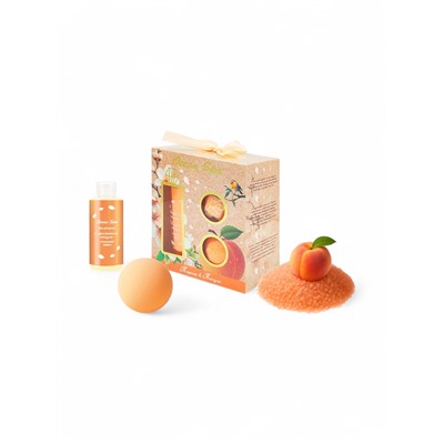 Подарочный набор косметический Ocean Spa персик и пачули, 370 г
