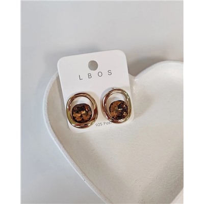 Серьги с кристаллами Swarovski