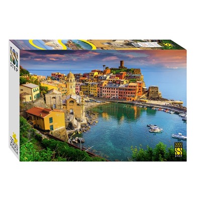 Пазлы 3000 "Вернацца. Италия"