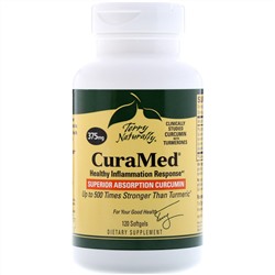 Terry Naturally, CuraMed, 375 мг, 120 мягких желатиновых капсул