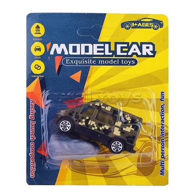 Машина с камнем, на листе