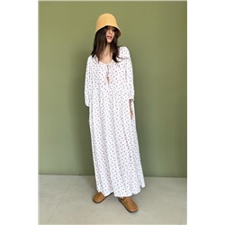 Платье женское  MOON085/03/Белый, розовый