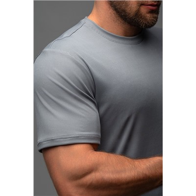 Мужская спортивная футболка в рубчик Happyfox