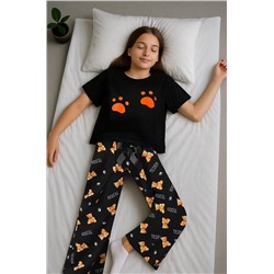 Хлопковая пижама для девочки Happyfox