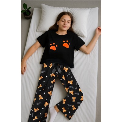 Хлопковая пижама для девочки Happyfox