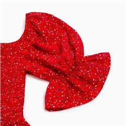 Платье миди женское MINAKU: Enjoy, красное, размер 42