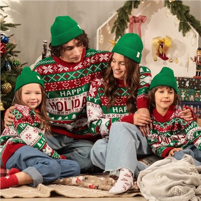 Свитер вязаный новогодний KAFTAN Holidays, размер 46