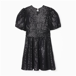 Платье нарядное для девочки KAFTAN размер 34 (122-128 см), черный