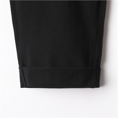 Брюки для девочки MINAKU, рост 122 см, чёрные