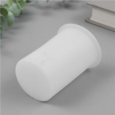 Молд силиконовый «Цилиндр, Полоски тонкие» 6.5×6.5×8.7 см