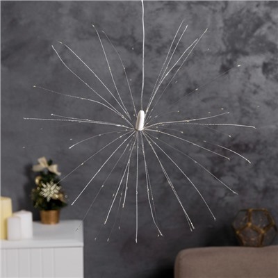 Фигура светодиодная «Салют», от батареек ААx4, 120 LED, свечение теплоё белое