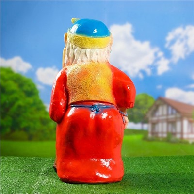 Садовая фигура из гипса «Бабка-Ёжка стоя», 33×35×65 см, МИКС