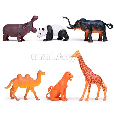 Набор животных "Мини-зоопарк" в пакете
