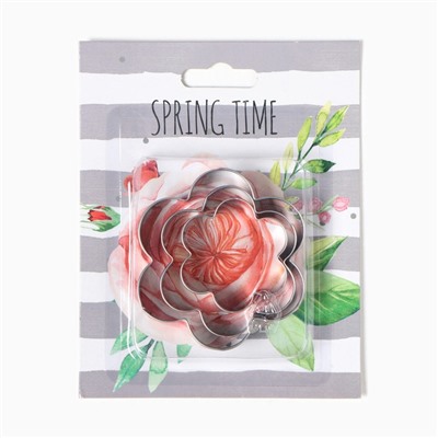 Набор Spring time: полотенце, формочки для печенья