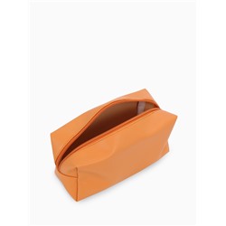 Косметичка женская ONE COLOR, на молнии, экокожа, бежевая