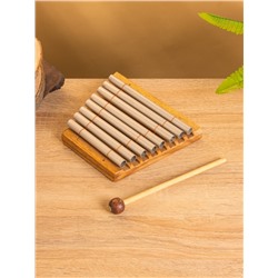 Сувенирный музыкальный инструмент «Ксилофон», 15×17×3 см, дерево, алюминий