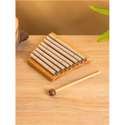 Сувенирный музыкальный инструмент «Ксилофон», 15×17×3 см, дерево, алюминий