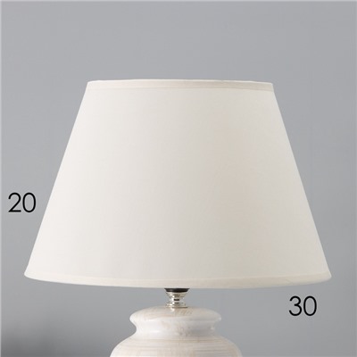 Настольная лампа с абажуром RISALUX «Виолино», Е27, 40 Вт, 28×28×45.5 см