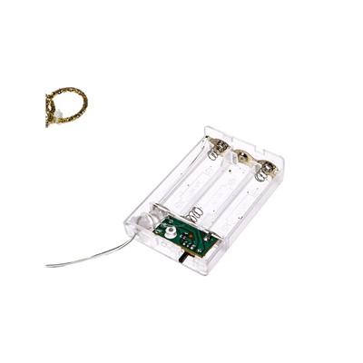 УЦЕНКА Фигура светодиодная «Снежинка», 40×0.5×40 см, 40 LED, ААх2 (не в компл.), Т/БЕЛЫЙ