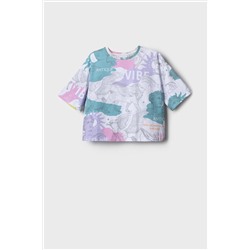 Фуфайка трикотажная для девочек (футболка) PLAYTODAY, 1240617