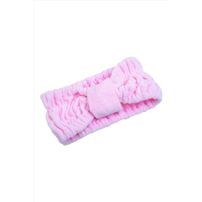 Dewal Beauty Повязка на голову / Бантик НВ-02, розовый KRISTALLER, 1117508