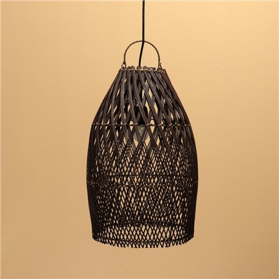 Светильник потолочный из ротанга «Пати», 1×120 Вт, Е27, 30×30×45 см