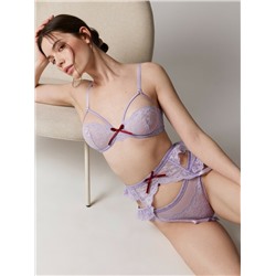 Трусы стринги-бразилиано с поясом для чулок Raya