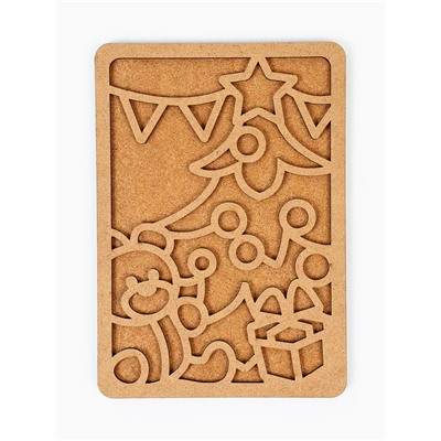 Пластилиновые картинки «Новый год! Ёлка»