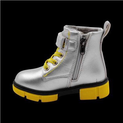 Ботинки демисезонные PV599-1-4 серебро