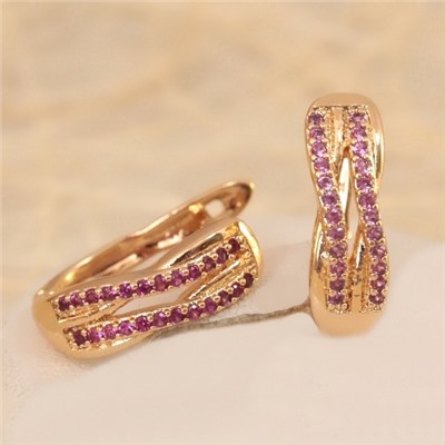 Серьги позолота  H01-13454